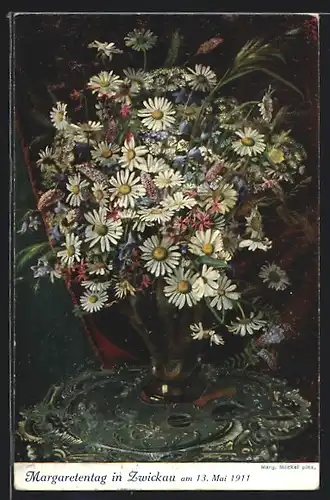 Künstler-AK Zwickau, Margaretentag am 13. Mai 1911