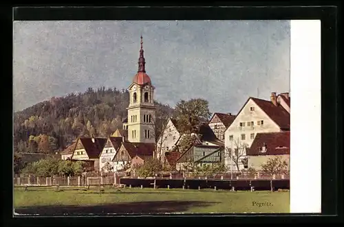 AK Pegnitz, Blick auf die Kirche