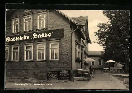 AK Geraberg /Th., Gasthaus Hasse