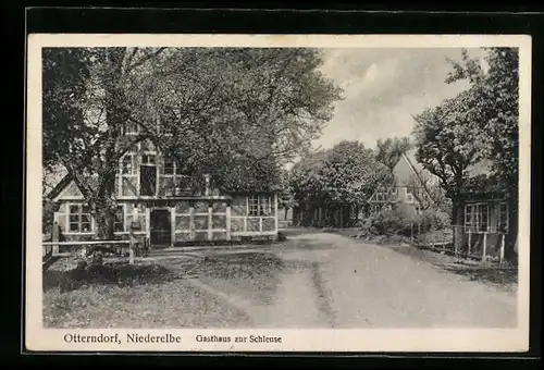 AK Otterndorf /Niederelbe, Gasthaus zur Schleuse