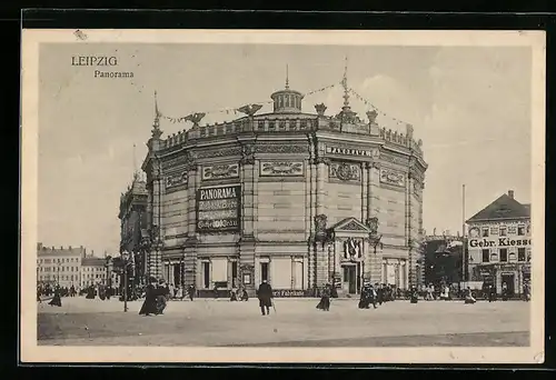 AK Leipzig, Rundbau Restaurant Panorama