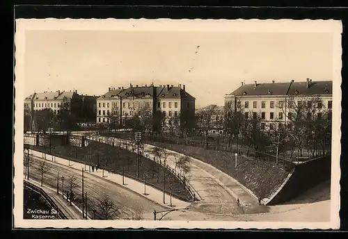 AK Zwickau /Sa., Kaserne
