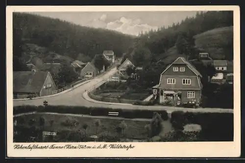 AK Tanne /Harz, Kolonialwarengeschäft in der Waldstrasse