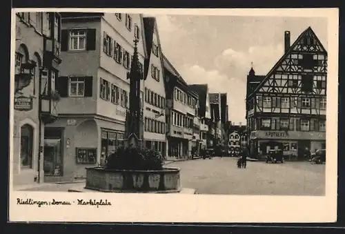AK Riedlingen /Donau, Gasthof am Marktplatz