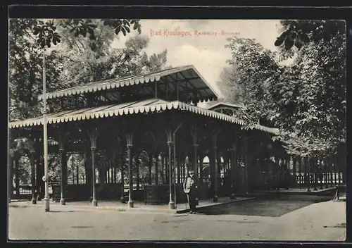 AK Bad Kissingen, Am Rackoczy-Brunnen
