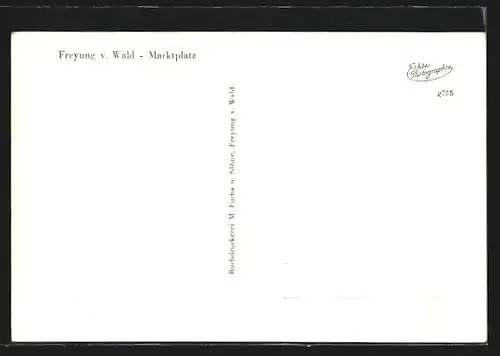 AK Freyung v. Wald, Blick auf den Marktplatz