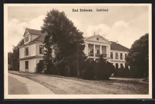 AK Bad Doberan, Blick auf das Stahlbad