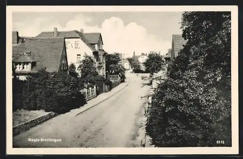 AK Regis-Breitingen, Strassenpartie in den Ort hinein