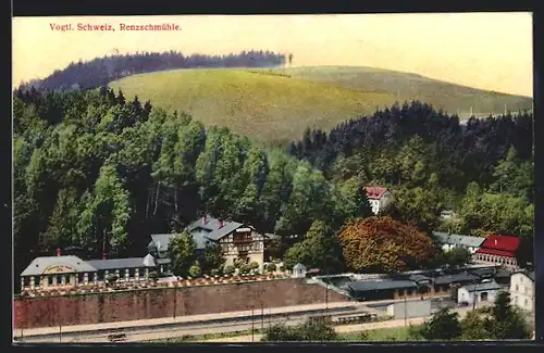 AK Rentzschmühle, Blick auf den Bahnhof