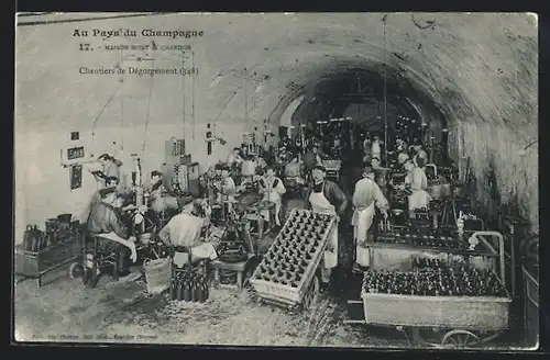 AK Epernay, Au Pays du Champagne, Maison Moet & Chandon, Chantiers de Dégorgement