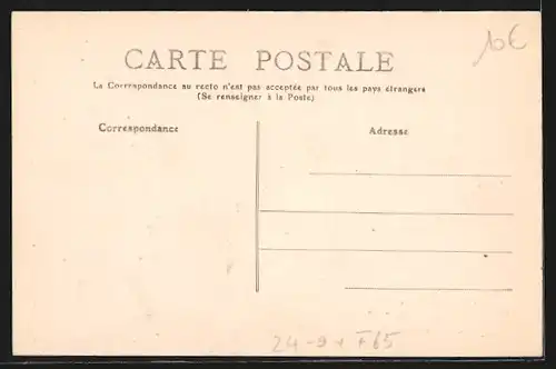 AK Barès, Ensemble des Ruines à l`Entrée de la ville après l`avalanche de 1907, Lawine