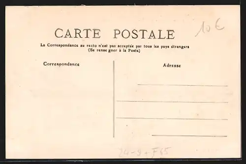 AK Barège, Avalanche de 1907, Ruines des 2 Maisons Sahuc et Baradère, Lawine
