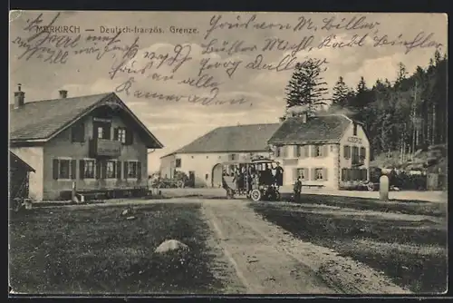 AK Markirch, Deutsch-franz. Grenze