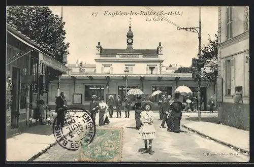 AK Enghien-les-Bains, La Gare