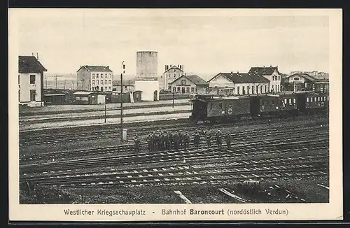 AK Baroncourt, Westlicher Kriegsschauplatz, Bahnhof