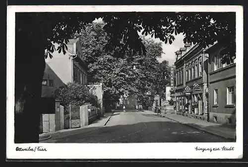 AK Ottweiler /Saar, Eingang zur Stadt