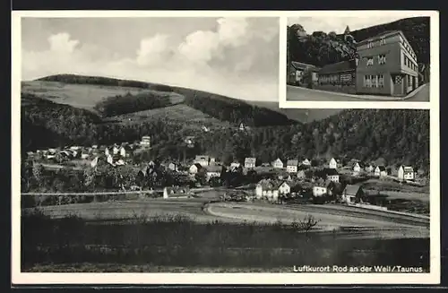 AK Rod an der Weil /Taunus, Gasthaus zum Weiltal zur Post
