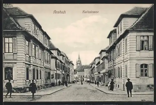 AK Ansbach, Blick in die Karlsstrasse