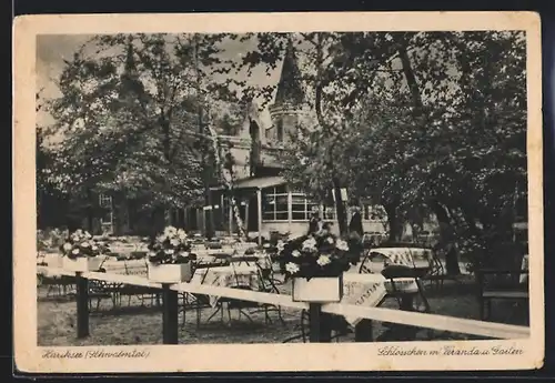 AK Hariksee /Schwalmtal, Schlösschen mit Veranda und Garten