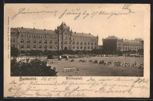 AK Hannover, Schiessübungen auf dem Welfenplatz