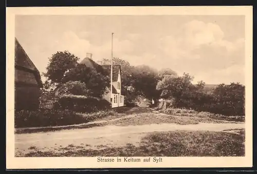 AK Keitum / Sylt, Strassenpartie