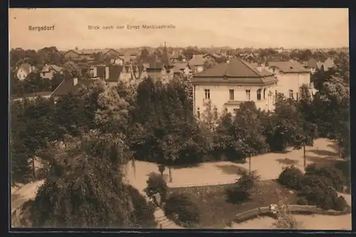 AK Bergedorf, Blick nach der Ernst Mantiusstrasse