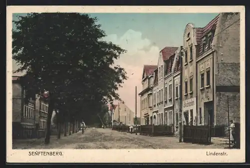 AK Senftenberg, Blick in die Lindenstrasse