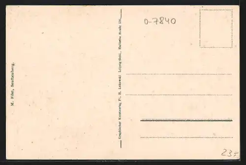 AK Senftenberg, Blick in die Lindenstrasse