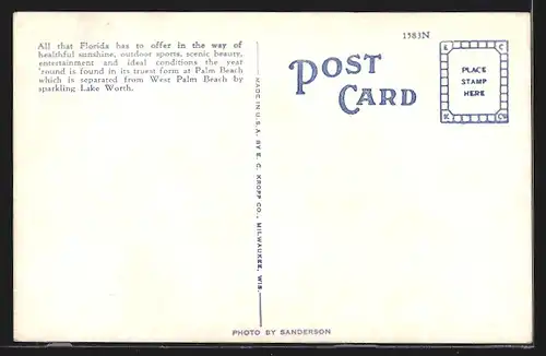 AK Palm Beach, FL, New Post Office