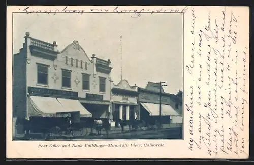 AK Mountain View, CA, Post Office and Bank Buildings