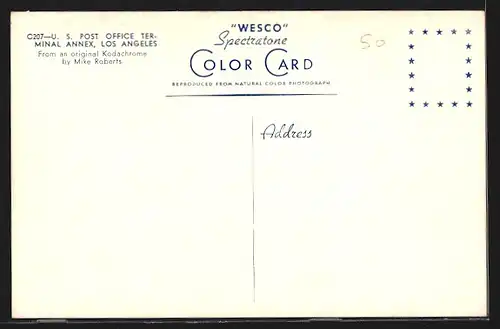 AK Los Angeles, CA, United States Post Office Terminal Annex