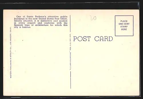 AK Santa Barbara, CA, United States Post Office