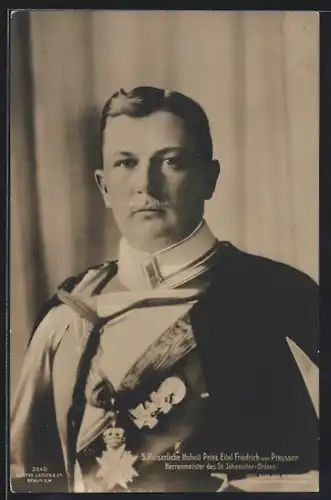 AK S. Kaiserliche Hoheit Prinz Eitel Friedrich von Preussen, Herrenmeister des St. Johanniter-Ordens