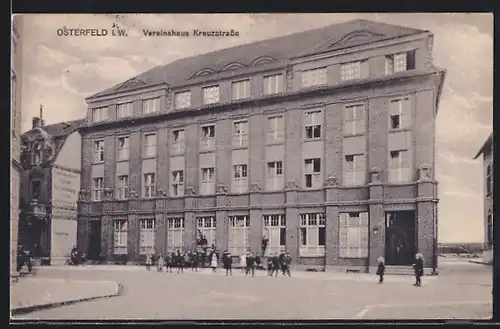 AK Osterfeld i. W., Vereinshaus Kreuzstrasse