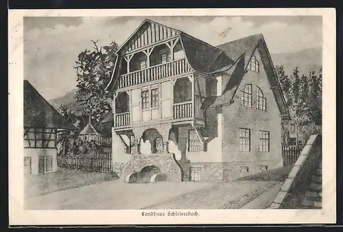 AK Fränkisch Crumbach, Landhaus Schleiersbach