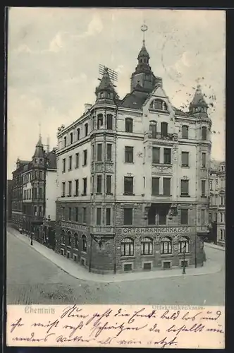 AK Chemnitz, Partie an der Ortskrankenkasse