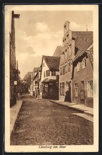 AK Lüneburg, Strasse am Meer