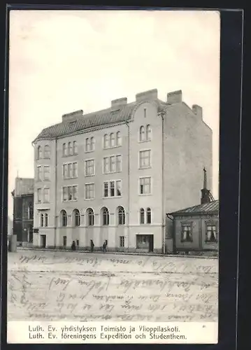 AK Helsinki, Luth. Ev. yhdistyksen Toimisto ja Ylioppilaskoti