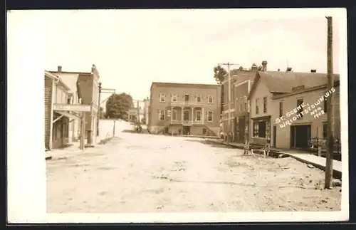 Foto-AK Wrightstown, WI, St. Scene, 1908