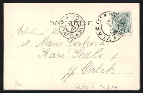 Lithographie Vlasim, Brane do parku, Hotel