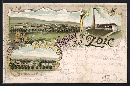 Lithographie Zdice, Nadrazi, Celkový pohled, Cukrovar