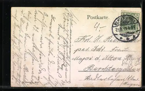 AK Hochseetorpedoboot in voller Fahrt