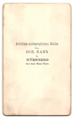 Fotografie Joh. Hahn, Nürnberg, Portrait Mutter mit Kleinkind