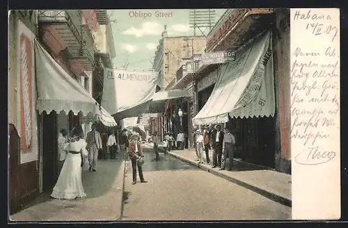 AK Habana, Obispo Street mit Geschäften