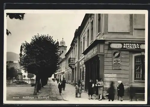 AK Roznava, Strassenpartie, Spisska-Banka