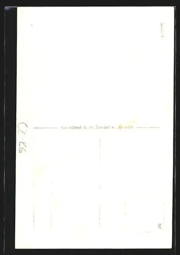 AK Jaromer, Denkmal auf dem Platz