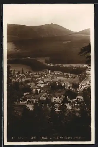 AK Krummhübel, Gesamtansicht vom Heidelberg aus