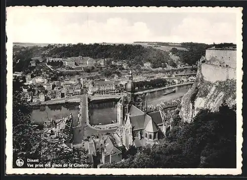 AK Dinant, Vue prise des glacis de la Citadelle