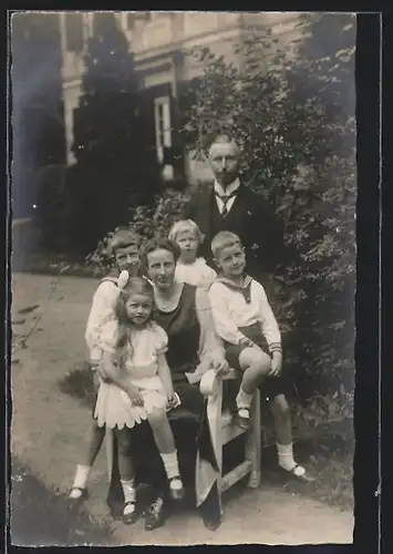 AK Prinz Oskar von Preussen mit Familie