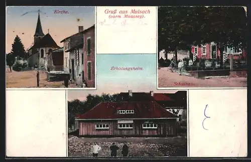 AK Mulsach, Kirche, Erholungsheim, Schutzhaus